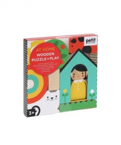 Hachette GIFT At Home Wooden Puzzle + Play