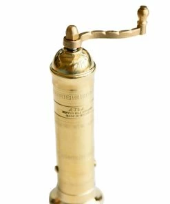 Peppermill Kitchen Atlas Brass Salt Mill