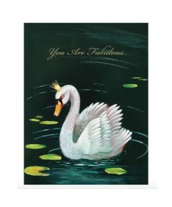 Hester & Cook Fabulous Swan Card GIFT