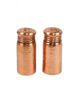 Creative Co-op Kitchen Copper Salt And Pepper Set