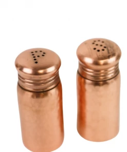 Creative Co-op Kitchen Copper Salt And Pepper Set