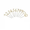TOPS Malibu Mini Gold Number Sparkler Candle Kitchen