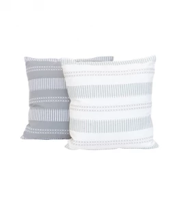 Loloi Misa Forest Pillow In White FINAL SALE Textiles
