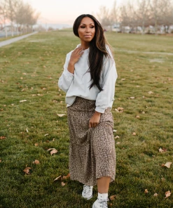 Paper Crane Greenwell Floral Skirt-FINAL SALE Apparel