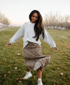 Paper Crane Greenwell Floral Skirt-FINAL SALE Apparel