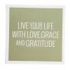 Petal Lane Home Decor Live Your Life Paper Quote