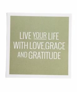 Petal Lane Home Decor Live Your Life Paper Quote