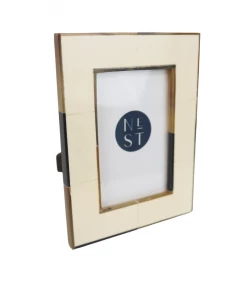 Two's Company Horn Trimmed Frames Home Decor