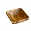 Creative Co-op Wood Acacia Square Bowl Home Decor