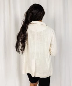 LUSH Abby Linen Blazer