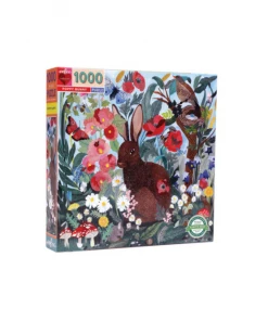 Eeboo Poppy Bunny 1000 Pc Sq Puzzle GIFT