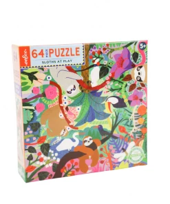 Eeboo Sloths At Play 64pc Puzzle GIFT