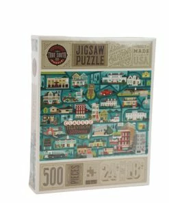 True South Puzzles Classic Sitcoms Map Puzzle