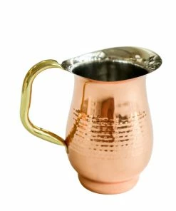 Creative Co-op Hammered Copper Pitcher Kitchen