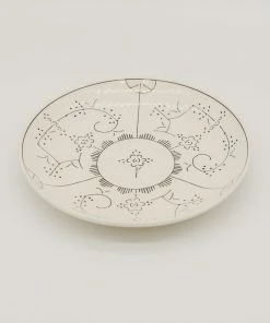 Creative Co-op Vintage Hand Stamped Plate
