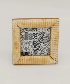 Creative Co-op Cream Ribbed Bone Frame Home Decor