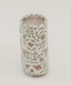 Creative Co-op Floral Matchbox Home Decor