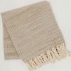 Creative Co-op Woven Wool Blend Throw Home Decor