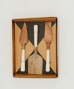 Now Designs Kitchen Acacia Cheese Knives Set