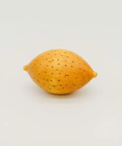 Kalalou Carved Wooden Lemon Home Decor