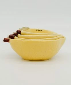 Creative Co-op Lemon Measuring Cups Kitchen