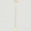 Zodax Kitchen Gold Leaves Cocktail Fork