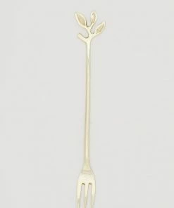 Zodax Kitchen Gold Leaves Cocktail Fork