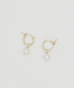 Katie Waltman Jewelry Hepburn Pearl Huggies