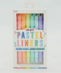 Ooly Pastel Liner Double Ended Markers