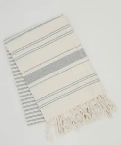 Creative Co-op Turkish Cotton Striped Bath Towel GIFT