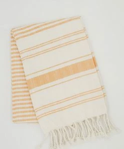 Creative Co-op Turkish Cotton Striped Bath Towel GIFT