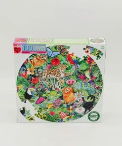 Eeboo Rainforest 100 Pc Rd Puzzle