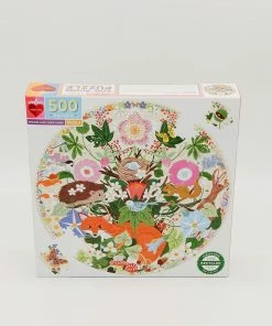 Eeboo GIFT Woodland Creatures 500pc Puzzle