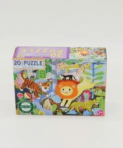 Eeboo GIFT Big Cats 20 Pc Puzzle