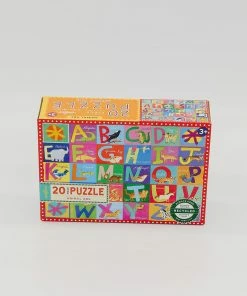Eeboo Animal ABC 20 Piece Big Puzzle
