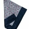 Leto Navy Floral Scarf Hair Accessories