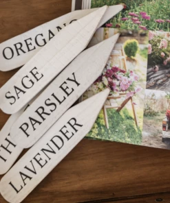 Creative Co-op Herb Garden Markers Gardening