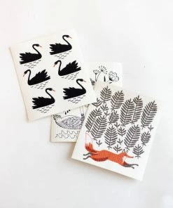 Now Designs Swan Lake Swedish Dishcloth