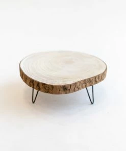 Creative Co-op Kitchen Wood Slice Pedestal 11
