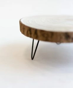 Creative Co-op Kitchen Wood Slice Pedestal 11