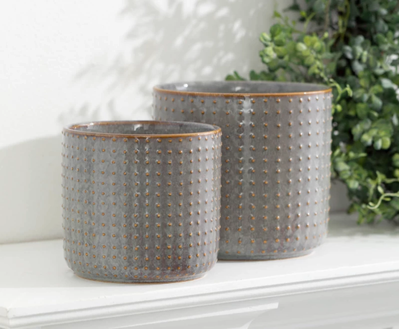 Sullivans Home Decor Angels Textured Planter