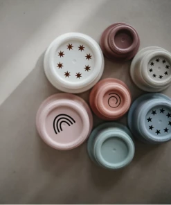 Mushie GIFT Stacking Cups Toy// Original