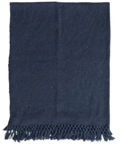 Creative Co-op Home Decor William Cotton Blend Throw With Fringe