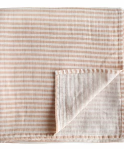 Mushie GIFT Muslin Swaddle Blanket Organic Cotton