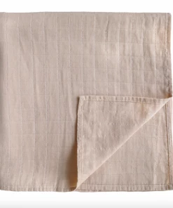 Mushie GIFT Muslin Swaddle Blanket Organic Cotton