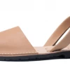 Avarcas USA Pons: Leather Sandal In Tan