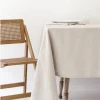 Heirloom Collection Kitchen Linen Tablecloth In Oatmeal