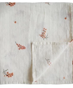Mushie GIFT Muslin Swaddle Blanket Organic Cotton