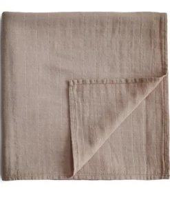 Mushie GIFT Muslin Swaddle Blanket Organic Cotton