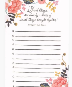 Rifle Paper Co Shopping To Do Notepad